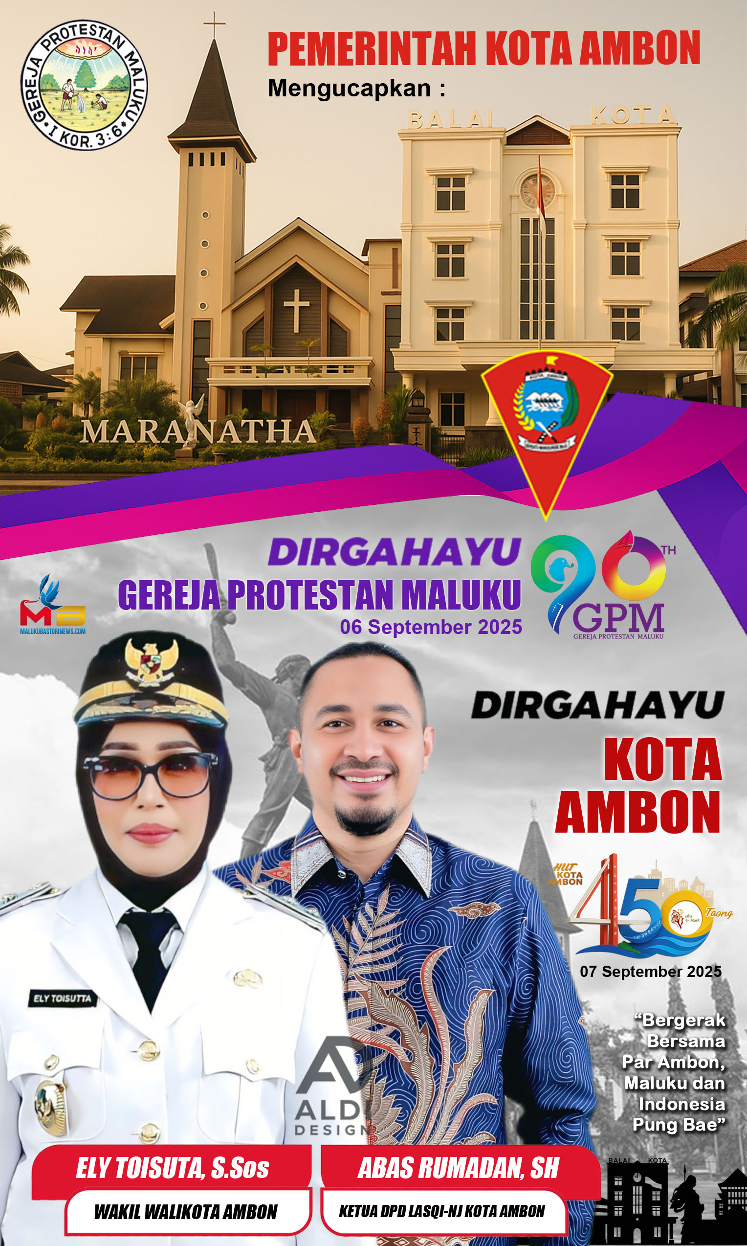 WAKIL WALIKOTA AMBON DAN PA BAS