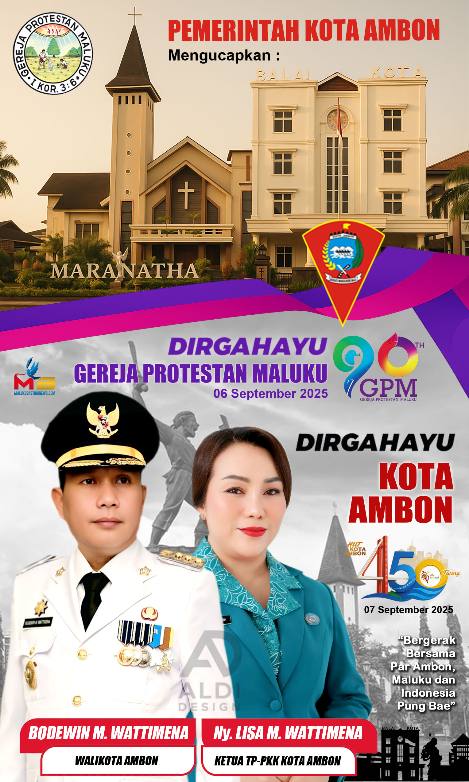 WALIKOTA AMBON DAN IBU