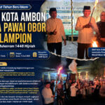Cahaya Obor dan Lampion Sambut Tahun Baru Islam, Wali Kota Ajak Warga Ambon Rawat Persaudaraan dan Kedamaian
