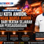 Wali Kota Ambon: Dukungan Warga Ambon Lahir dari Ikatan Sejarah dan Persaudaraan