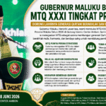 Gubernur Maluku Buka MTQ XXXI Tingkat Provinsi, Dorong Lahirnya Generasi Qur’ani Berakhlak dan Berdaya Saing