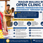 Wagub Maluku Buka Open Clinic Day, Dorong Peningkatan Kesadaran Masyarakat terhadap Kesehatan