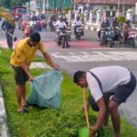 Jaga Estetika Kota, DLHP Gelar Giat Bersih di Sejumlah Taman Publik Ambon