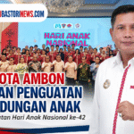 Wali Kota Ambon Serukan Penguatan Perlindungan Anak pada Peringatan Hari Anak Nasional ke-42