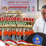 Pemkot Ambon Dorong Literasi Global Anak Melalui Nilai Budaya Pela Gandong
