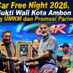 Car Free Night 2026, Bukti Wali Kota Ambon Dorong UMKM dan Promosi Pariwisata