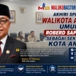 Akhiri Spekulasi, Walikota Ambon Umumkan Roberd Sapulette sebagai Sekretaris Kota Ambon