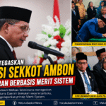 Walikota Tegaskan Seleksi Sekkot Ambon Transparan Berbasis Merit Sistem