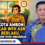 Wali Kota Ambon Pastikan WFH ASN Tetap Berlaku, TPP 50 Persen Tetap Dibayarkan