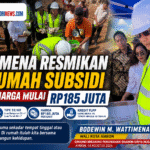 Wattimena Resmikan 169 Rumah Subsidi di Ambon, Harga Mulai Rp185 Juta