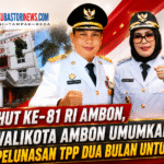 HUT ke-81 RI di Ambon, Walikota Ambon Umumkan Pelunasan TPP Dua Bulan untuk ASN
