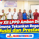 Raker XII LPPD Ambon Digelar, Wattimena Tekankan Regenerasi Musisi dan Prestasi