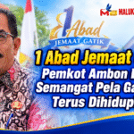 1 Abad Jemaat Gatik, Pemkot Ambon Dorong Semangat Pela Gandong Terus Dihidupkan
