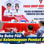 Walikota Buka FGD Evaluasi Kelembagaan Pemkot Ambon