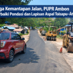 Jaga Kemantapan Jalan, PUPR Ambon Perbaiki Pondasi dan Lapisan Aspal Toisapu–Amahori