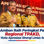 Kota Ambon Raih Peringkat Pertama Regional TPAKD, Wali Kota Apresiasi Sinergi Lintas Sektor