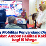 Bantu Mobilitas Penyandang Disabilitas, Pemkot Ambon Fasilitasi Kaki Palsu bagi 15 Warga